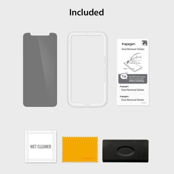 SPIGEN ALM GLASS.TR IPHONE 11 / XR PRIVACY (AGL00103) - Image 9