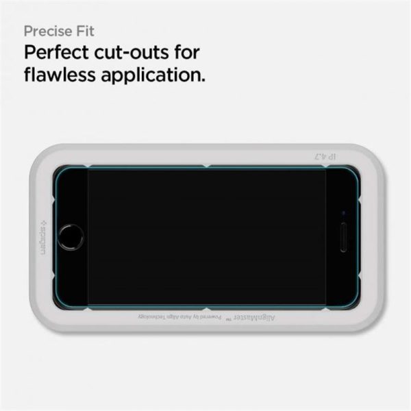 Spigen Full Cover Align Master GLAS.TR Black - Apple iPhone 7 / 8 / SE 2020 / SE 2022 (AGL01294) - Image 15