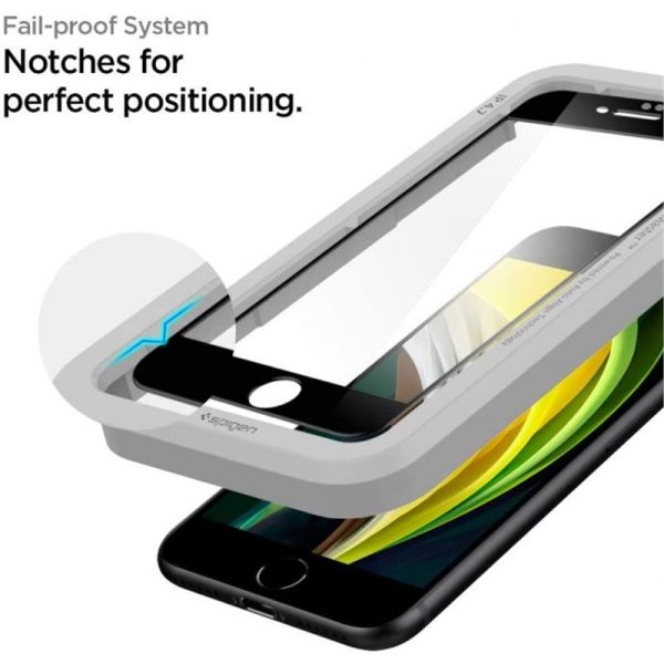 Spigen Full Cover Align Master GLAS.TR Black - Apple iPhone 7 / 8 / SE 2020 / SE 2022 (AGL01294) - Image 17