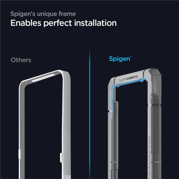 Spigen Align Master GLAS.TR Slim Black - Samsung Galaxy A52 / A52s (AGL02821) - Image 5