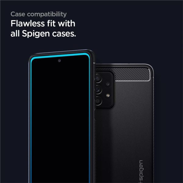 Spigen Align Master GLAS.TR Slim Black - Samsung Galaxy A52 / A52s (AGL02821) - Image 8