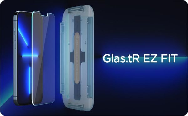 Spigen EZ Fit GLAS.tR Slim Clear-Apple iPhone 14 Plus/13 Pro Max (AGL03722) - Image 12