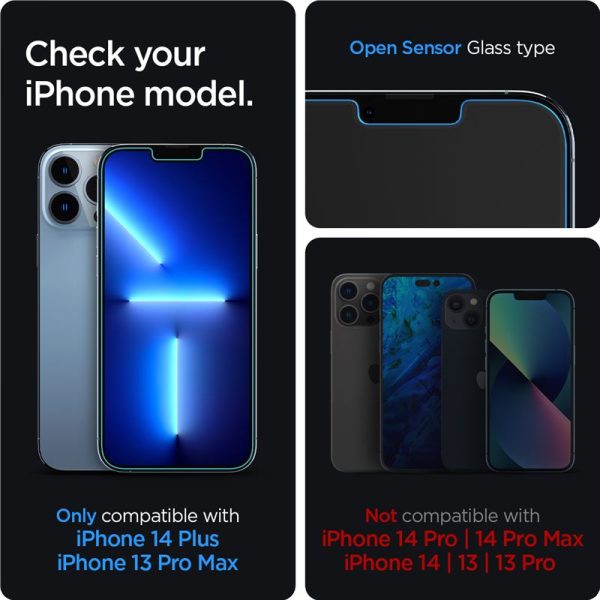 Spigen EZ Fit GLAS.tR Slim Clear-Apple iPhone 14 Plus/13 Pro Max (AGL03722) - Image 13