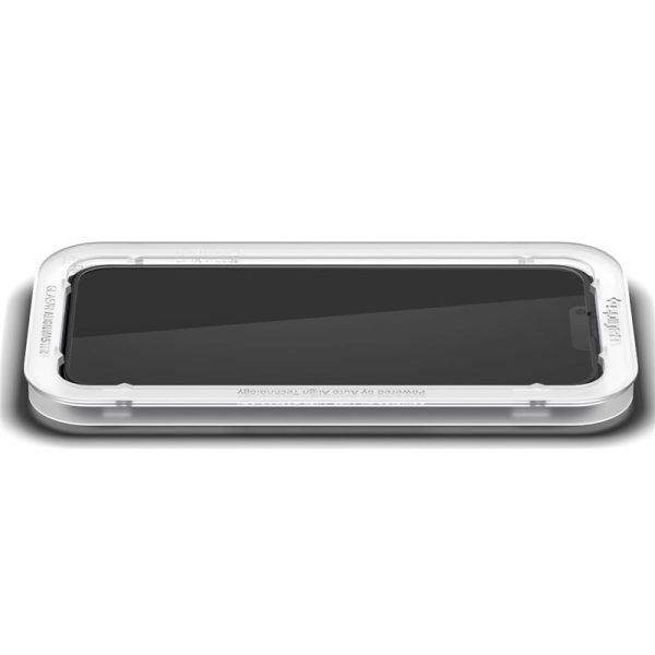 Spigen Full Cover Align Master GLAS.TR Black-Apple iPhone 16e/14/13/13 Pro (AGL03725) - Image 16