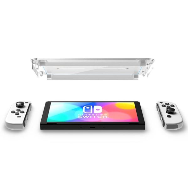 SPIGEN GLAS.TR EZ FIT 2-PACK NINTENDO SWITCH OLED (AGL03829) - Image 19