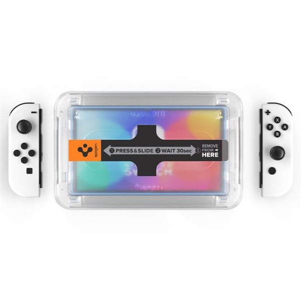 SPIGEN GLAS.TR EZ FIT 2-PACK NINTENDO SWITCH OLED (AGL03829) - Image 20