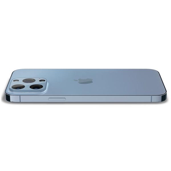Spigen Camera Lens Protector Optik GLAS.tR Slim 2 PCS Sierra Blue - Apple iPhone 13 Pro / 13 Pro Max (AGL04032) - Image 6