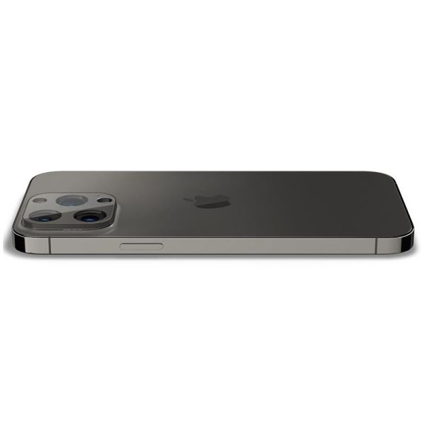 Spigen Camera Lens Protector Optik GLAS.tR Slim 2 PCS Graphite-Apple iPhone 13 Pro/13 Pro Max (AGL04035) - Image 7