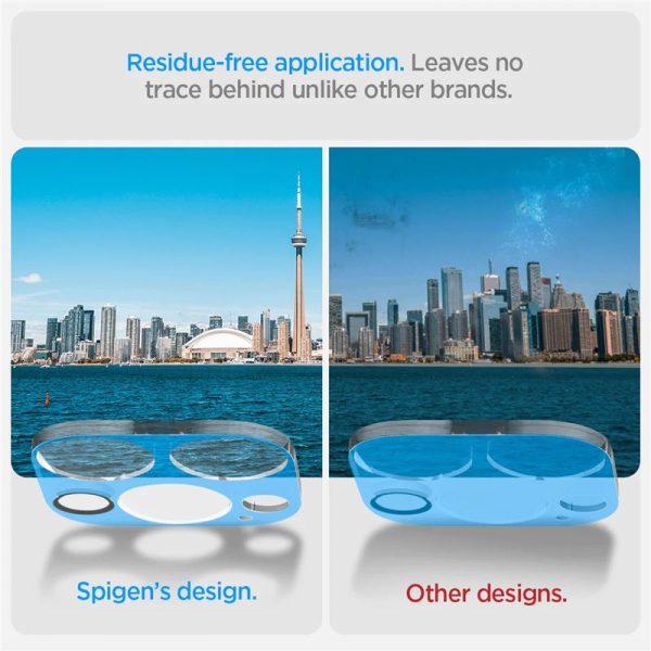 Spigen Camera Lens Protector Optik GLAS.tR Slim 2PCS Crystal Clear-Apple iPhone 14 Pro/14 Pro Max (AGL05228) - Image 28