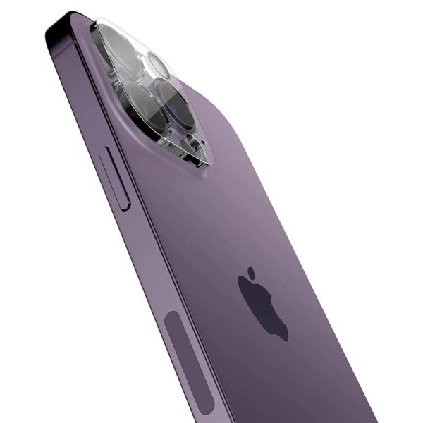 Spigen Camera Lens Protector Optik GLAS.tR Slim 2PCS Crystal Clear-Apple iPhone 14 Pro/14 Pro Max (AGL05228) - Image 32