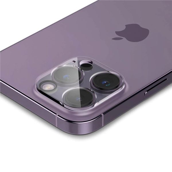 Spigen Camera Lens Protector Optik GLAS.tR Slim 2PCS Crystal Clear-Apple iPhone 14 Pro/14 Pro Max (AGL05228) - Image 34