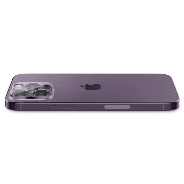 Spigen Camera Lens Protector Optik GLAS.tR Slim 2PCS Crystal Clear-Apple iPhone 14 Pro/14 Pro Max (AGL05228) - Image 35