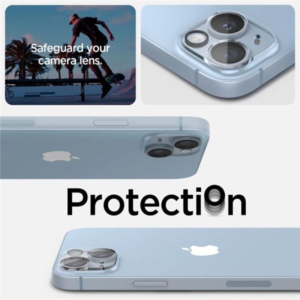 Spigen Camera Lens Protector Optik GLAS.tR 2PCS Clear-Apple iPhone 14/14 Plus (AGL05229) - Image 16