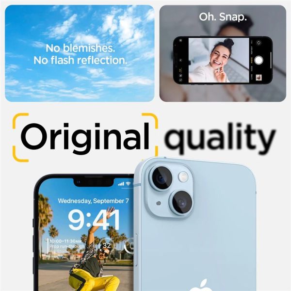 Spigen Camera Lens Protector Optik GLAS.tR 2PCS Clear-Apple iPhone 14/14 Plus (AGL05229) - Image 18