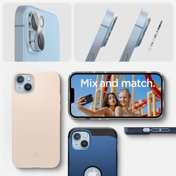Spigen Camera Lens Protector Optik GLAS.tR 2PCS Clear-Apple iPhone 14/14 Plus (AGL05229) - Image 20