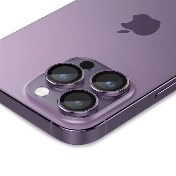 Spigen Lens Protector Glas.tR EZ FIT Optik Pro 2PCS Deep Purple-Apple iPhone 14 Pro/14 Pro Max (AGL05597) - Image 11