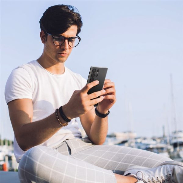 Spigen Lens Protector EZ Fit GLAS.tR Optik Pro 2PCS Black-Samsung Galaxy S23 Ultra (AGL05950) - Image 29