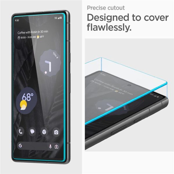 Spigen AlignMaster GLAS.tR Slim 2PCS Clear-Google Pixel 7a (AGL05968) - Image 16