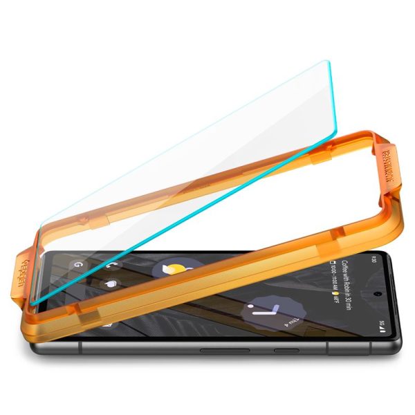 Spigen AlignMaster GLAS.tR Slim 2PCS Clear-Google Pixel 7a (AGL05968) - Image 22