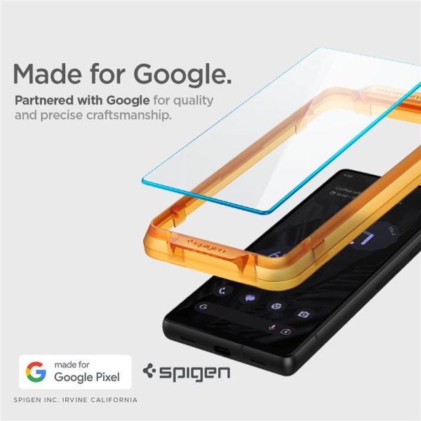Spigen AlignMaster GLAS.tR Slim 2PCS Clear-Google Pixel 7a (AGL05968) - Image 25