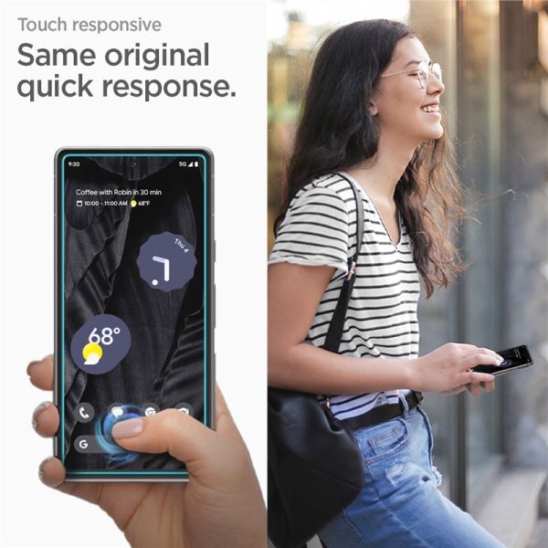 Spigen AlignMaster GLAS.tR Slim 2PCS Clear-Google Pixel 7a (AGL05968) - Image 27