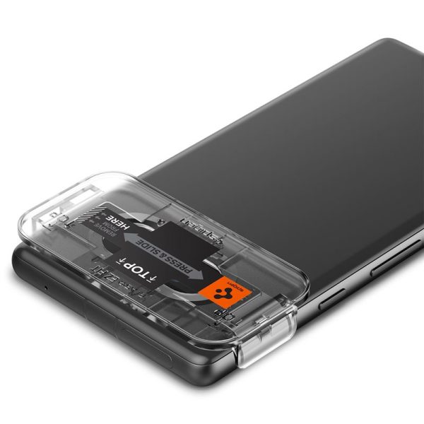 Spigen Lens Protector EZ Fit GLAS.tR Optik 2PCS Black-Google Pixel 7a (AGL05970) - Image 31