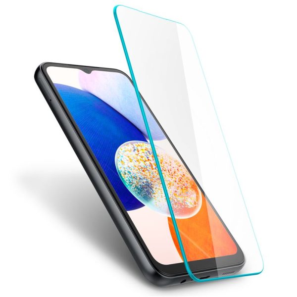 Spigen Screen Protector GLAS.tR Slim 2PCS Clear-Samsung Galaxy A14 4G/5G (AGL05971) - Image 27