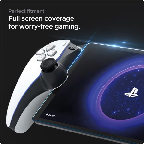 SPIGEN GLAS.TR EZ FIT SONY PLAYSTATION PORTAL CLEAR (AGL07183) - Image 15