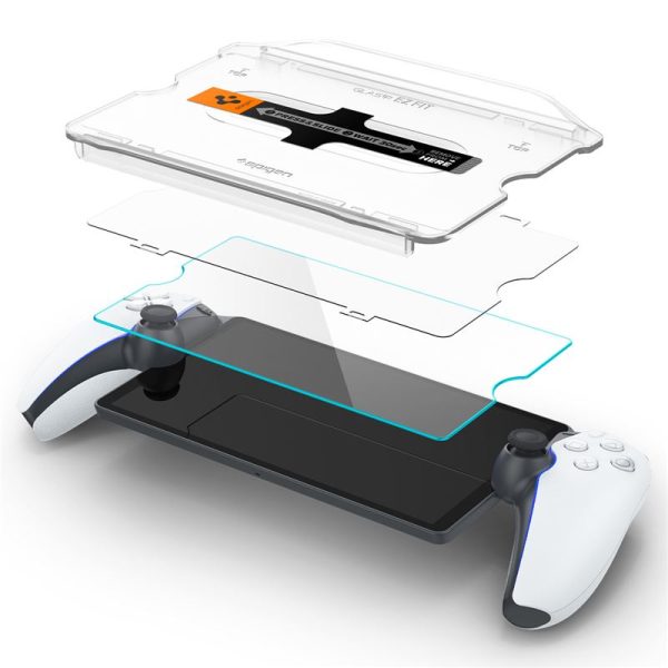 SPIGEN GLAS.TR EZ FIT SONY PLAYSTATION PORTAL CLEAR (AGL07183) - Image 16