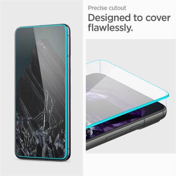 SPIGEN ALM GLAS.TR 2-PACK GOOGLE PIXEL 8 PRO CLEAR (AGL07395) - Image 12