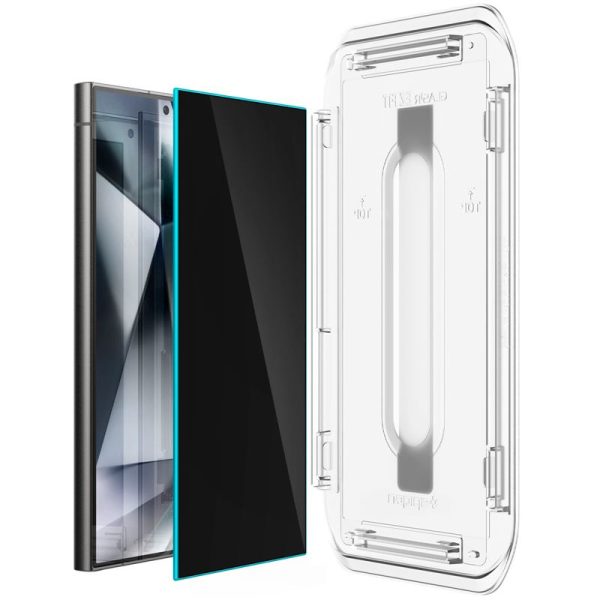 Spigen EZ Fit GLAS.tR Privacy 2PCS-Samsung Galaxy S24 Ultra (AGL07625) - Image 17