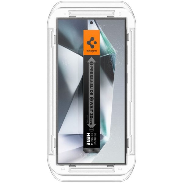 Spigen EZ Fit GLAS.tR Privacy 2PCS-Samsung Galaxy S24 Ultra (AGL07625) - Image 18