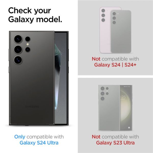 Spigen EZ Fit GLAS.tR Privacy 2PCS-Samsung Galaxy S24 Ultra (AGL07625) - Image 22