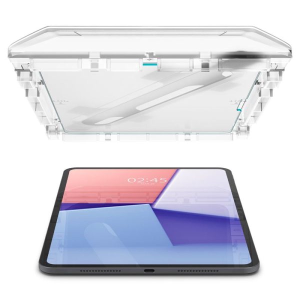 Spigen EZ Fit GLAS.tR Slim 1PC Clear-Apple iPad Pro 11 5th Gen. (AGL07788) - Image 12