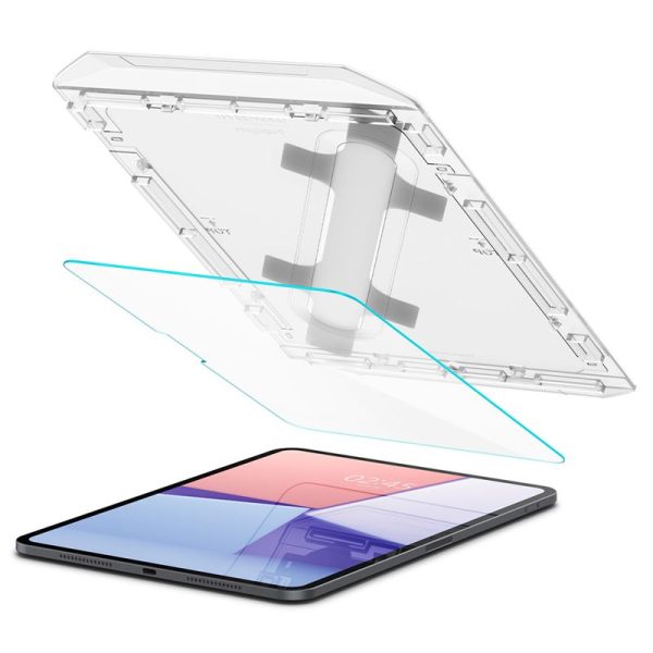 Spigen EZ Fit GLAS.tR Slim 1PC Clear-Apple iPad Pro 11 5th Gen. (AGL07788) - Image 13