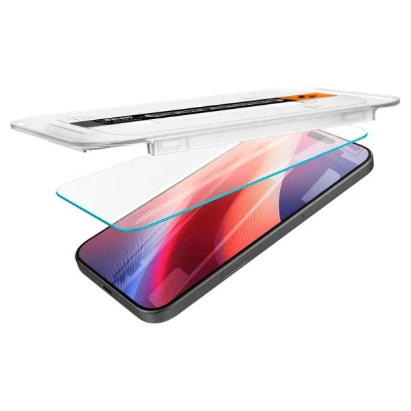 Τζάμι Προστασίας iPhone 18 Pro / 17 Pro / 17 / 16 Pro Spigen Glas.tR EZ Fit AluminaCore 2-Pack Clear (AGL07928) - Image 27