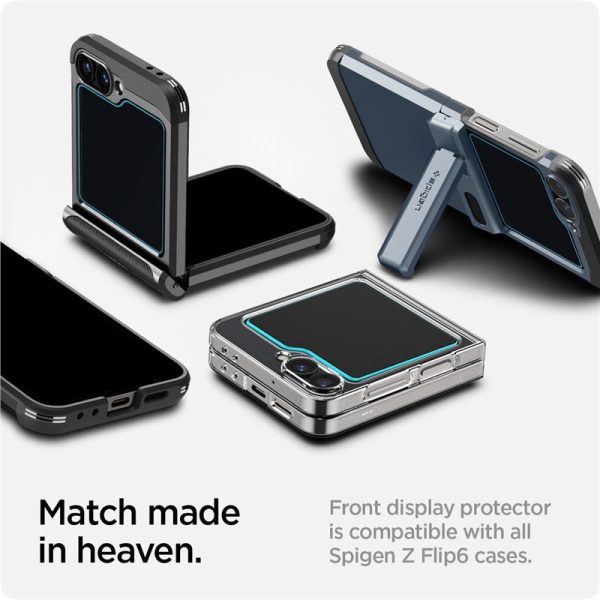 Spigen EZ Fit GLAS.tR Slim 2PCS Clear-Samsung Galaxy Z Flip 6/7 FE (AGL07972) - Image 31