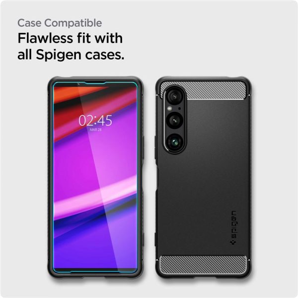 SPIGEN ALM GLAS.TR 2-PACK SONY XPERIA 1 VI CLEAR (AGL08271) - Image 13