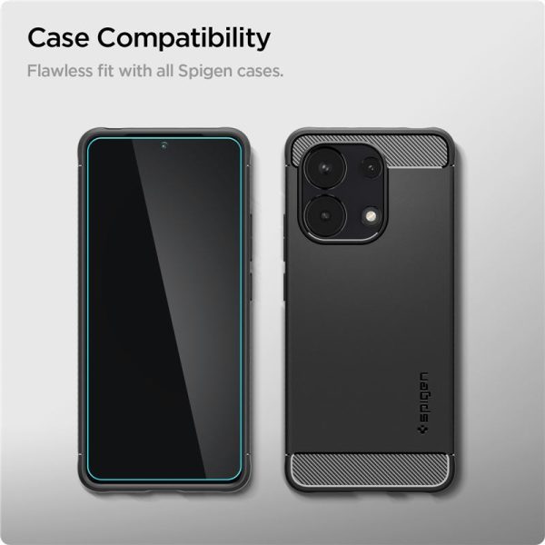 Spigen GLAS.tR Slim 2PCS Clear-Xiaomi Redmi Note 13 4G (AGL08295) - Image 14