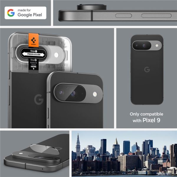 SPIGEN OPTIK.TR EZ FIT CAMERA PROTECTOR 2-PACK GOOGLE PIXEL 9 CRYSTAL CLEAR (AGL08443) - Image 21