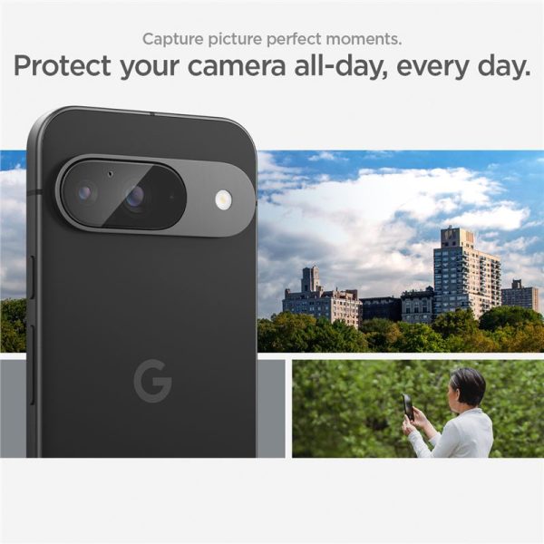 SPIGEN OPTIK.TR EZ FIT CAMERA PROTECTOR 2-PACK GOOGLE PIXEL 9 CRYSTAL CLEAR (AGL08443) - Image 22