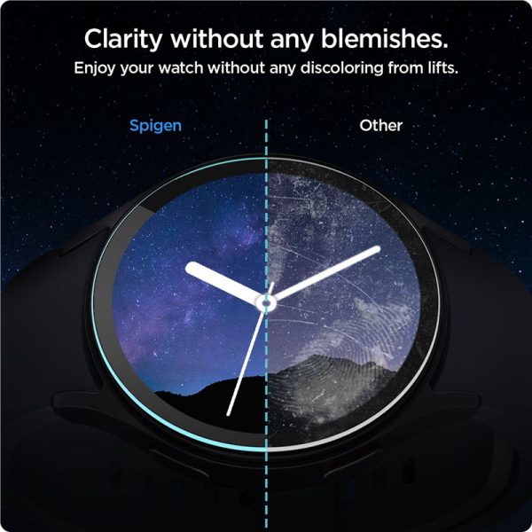 Spigen GLAS.TR EZ-FIT 2-Pack Clear-Samsung Galaxy Watch 7 40mm (AGL08494) - Image 17