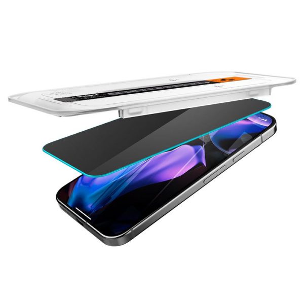Spigen Glass tR EZ Fit (Privacy) 2 Pack - Google Pixel 9 Pro XL (AGL09313) - Image 21
