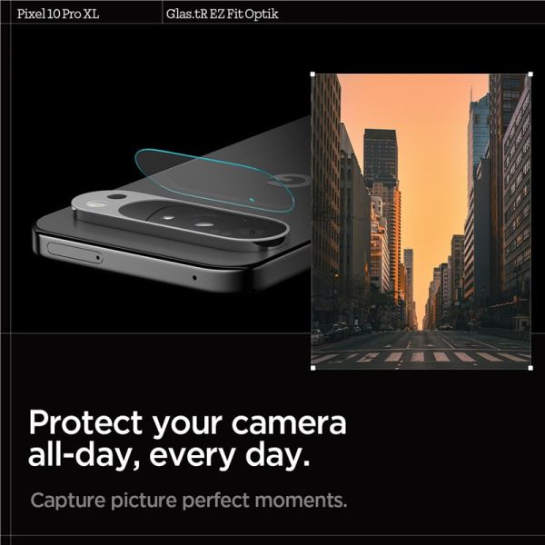 Spigen Glass tR EZ Fit Optik 2 Pack crystal clear - Google Pixel 10 Pro XL (AGL09663) - Image 3