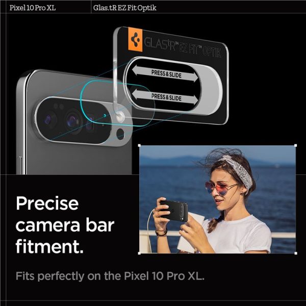 Spigen Glass tR EZ Fit Optik 2 Pack crystal clear - Google Pixel 10 Pro XL (AGL09663) - Image 4