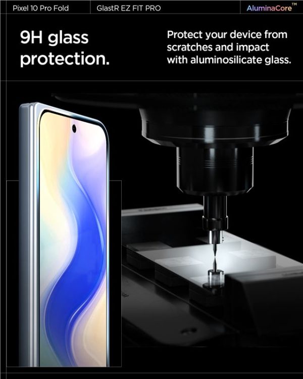 Spigen Glass tR EZ Fit Pro 2 Pack transparency - Google Pixel 10 Pro Fold (AGL09665) - Image 4