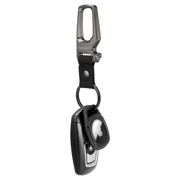 SPIGEN RUGGED ARMOR APPLE AIRTAG MATTE BLACK (AMP01565) - Image 14