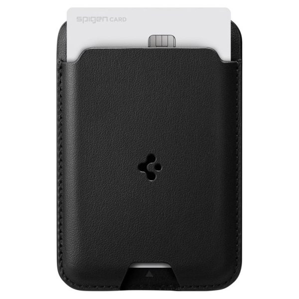 SPIGEN VALENTINUS MAGSAFE UNIVERSAL MAGNETIC CARD HOLDER BLACK (AMP02284) - Image 25