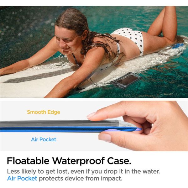 SPIGEN A621 UNIVERSAL WATERPROOF CASE & WAIST BAG BLACK (AMP04533) - Image 17