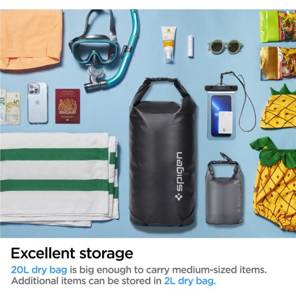 SPIGEN A630 UNIVERSAL WATERPROOF BAG BLACK (AMP04534) - Image 15